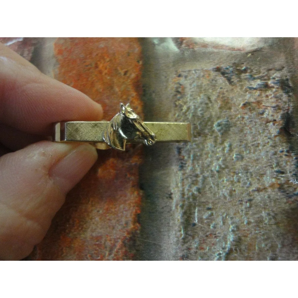 9 lot Mens Vintage Tie Bar Clips cuff links SWANK eagle 